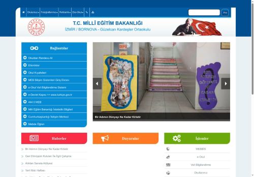 İZMİR / BORNOVA - Güzelcan Kardeşler Ortaokulu