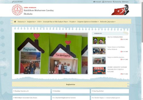 İZMİR / BORNOVA - Naldöken Muharrem Candaş İlkokulu