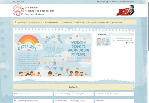 İZMİR / BORNOVA - Kavaklıdere Saliha Hüseyin Özyavuz İlkokulu