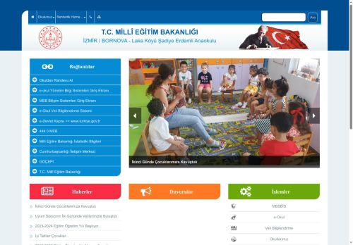 İZMİR / BORNOVA - Laka Köyü Şadiye Erdemli Anaokulu