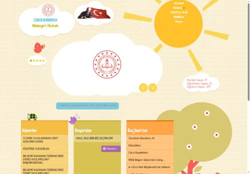 İZMİR / BORNOVA - Malazgirt İlkokulu