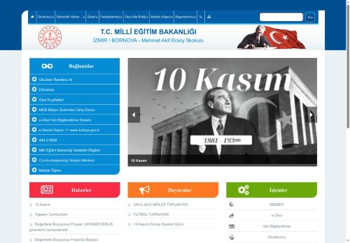 İZMİR / BORNOVA - Mehmet Akif Ersoy İlkokulu