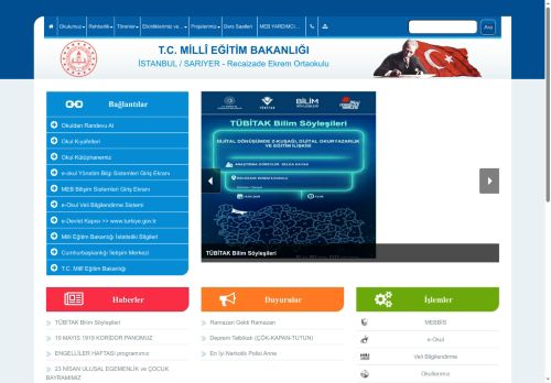 İSTANBUL / SARIYER - Recaizade Ekrem Ortaokulu