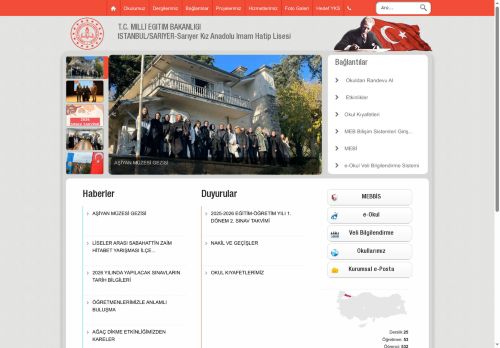 İSTANBUL / SARIYER - Sarıyer Kız Anadolu İmam Hatip Lisesi