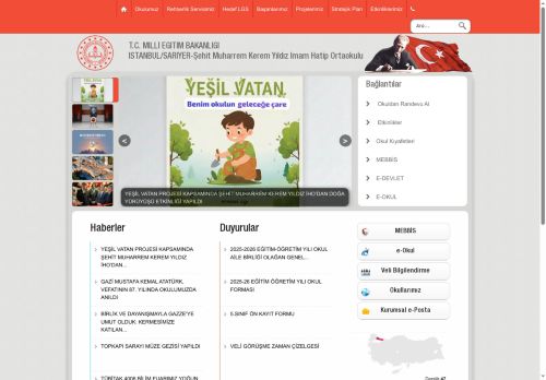 İSTANBUL / SARIYER - Şehit Muharrem Kerem Yıldız İmam Hatip Ortaokulu