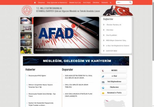 İSTANBUL / SARIYER - Şükran Ülgezen Mesleki ve Teknik Anadolu Lisesi