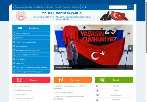 İSTANBUL / SİLİVRİ - Abdullah Bilgingüllüoğlu Özel Eğitim Meslek Okulu