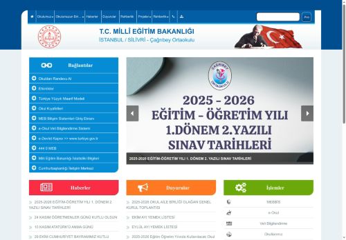 İSTANBUL / SİLİVRİ - Çağrıbey Ortaokulu