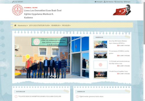 İSTANBUL / SİLİVRİ - Lions Leo Dernekleri Esen İbak Özel Eğitim Uygulama Merkezi II. Kademe