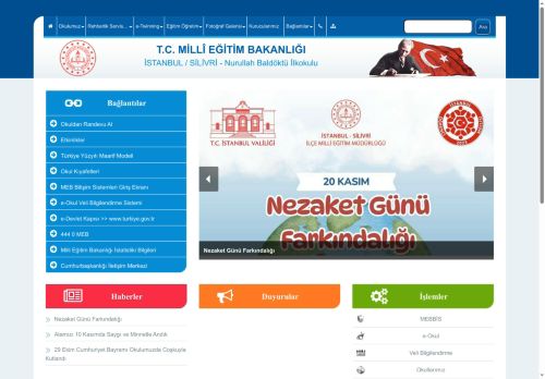 İSTANBUL / SİLİVRİ - Nurullah Baldöktü İlkokulu