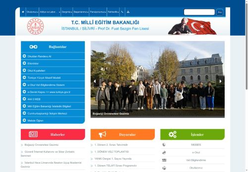 İSTANBUL / SİLİVRİ - Prof Dr. Fuat Sezgin Fen Lisesi