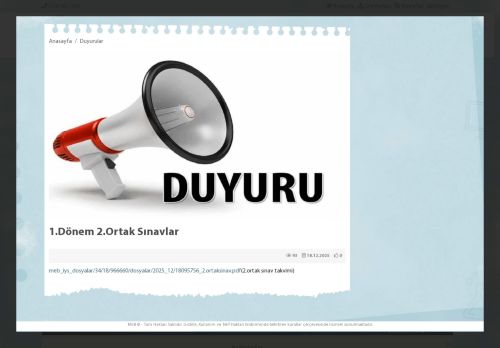 İSTANBUL / SİLİVRİ - Selimpaşa Borsa İstanbul Turizm Mesleki ve Teknik Anadolu Lisesi