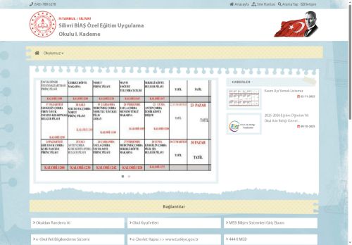 İSTANBUL / SİLİVRİ - Silivri BİAŞ Özel Eğitim Uygulama Okulu I. Kademe