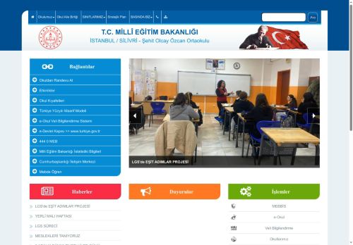 İSTANBUL / SİLİVRİ - Şehit Olcay Özcan Ortaokulu