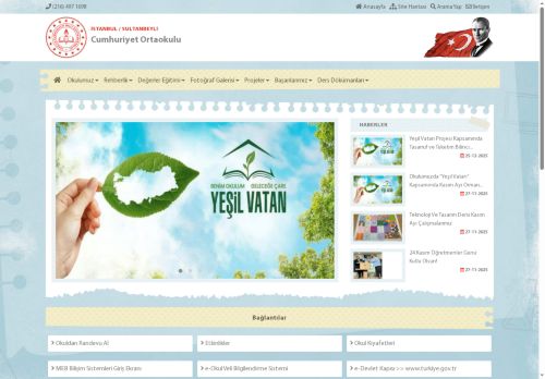 İSTANBUL / SULTANBEYLİ - Cumhuriyet Ortaokulu