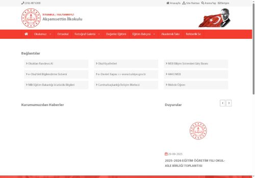 İSTANBUL / SULTANBEYLİ - Akşemsettin İlkokulu