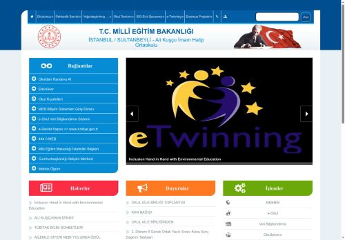 İSTANBUL / SULTANBEYLİ - Ali Kuşçu İmam Hatip Ortaokulu