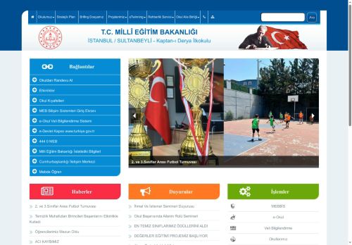 İSTANBUL / SULTANBEYLİ - Kaptan-ı Derya İlkokulu