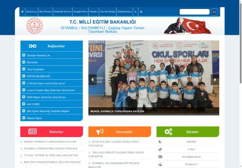 İSTANBUL / SULTANBEYLİ - Çağdaş Yaşam Türkan Tutumluer İlkokulu