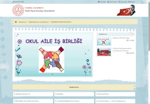 İSTANBUL / SULTANBEYLİ - Halit Ayar Kızılay Anaokulu