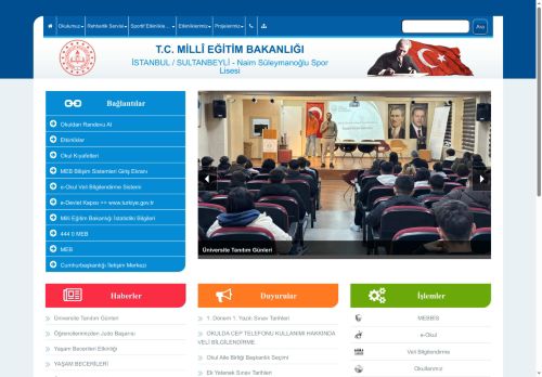 İSTANBUL / SULTANBEYLİ - Naim Süleymanoğlu Spor Lisesi