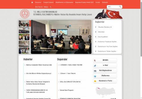 İSTANBUL / SULTANBEYLİ - Nilüfer Hatun Kız Anadolu İmam Hatip Lisesi