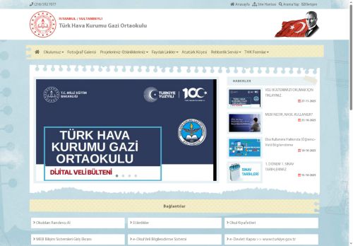 İSTANBUL / SULTANBEYLİ - Türk Hava Kurumu Gazi Ortaokulu