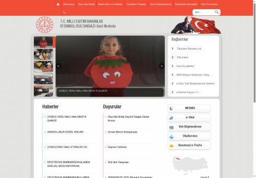 İSTANBUL / SULTANGAZİ - Gazi İlkokulu