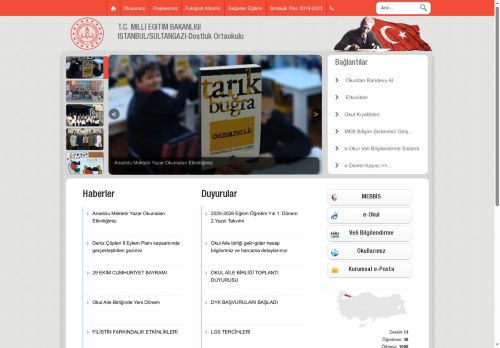 İSTANBUL / SULTANGAZİ - Dostluk Ortaokulu