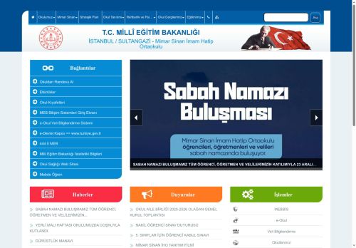 Mimar Sinan İmam Hatip Ortaokulu - İSTANBUL / SULTANGAZİ