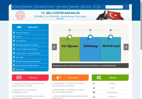 İSTANBUL / SULTANGAZİ - Nadide-Ahmet Tütüncüoğlu İlkokulu