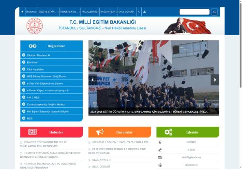 İSTANBUL / SULTANGAZİ - Nuri Pakdil Anadolu Lisesi