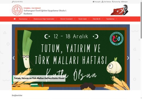 İSTANBUL / SULTANGAZİ - Sultangazi Özel Eğitim Uygulama Okulu I. Kademe