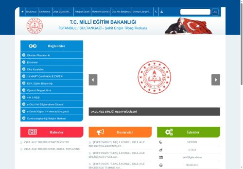 İSTANBUL / SULTANGAZİ - Şehit Engin Tilbaç İlkokulu