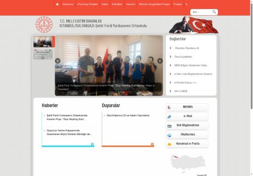 İSTANBUL / SULTANGAZİ - Şehit Ferdi Yurduseven Ortaokulu