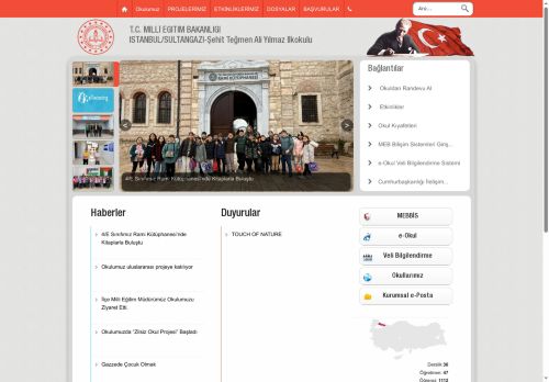 İSTANBUL / SULTANGAZİ - Şehit Teğmen Ali Yılmaz İlkokulu