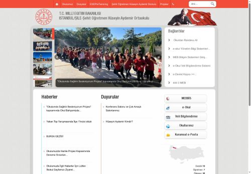 İSTANBUL / ŞİLE - Şehit Öğretmen Hüseyin Aydemir Ortaokulu