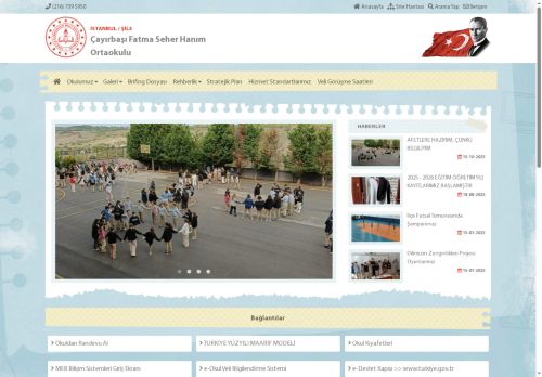 İSTANBUL / ŞİLE - Çayırbaşı Fatma Seher Hanım Ortaokulu