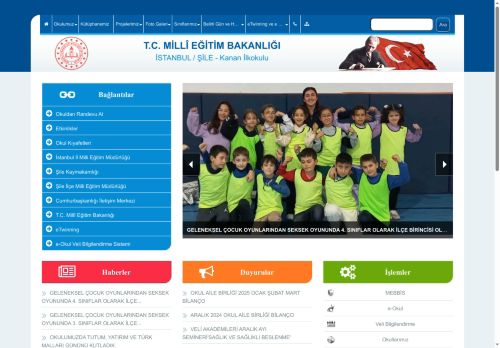 İSTANBUL / ŞİLE - Kanan İlkokulu