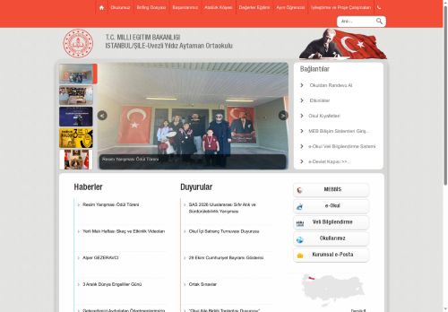 İSTANBUL / ŞİLE - Üvezli Yıldız Aytaman Ortaokulu