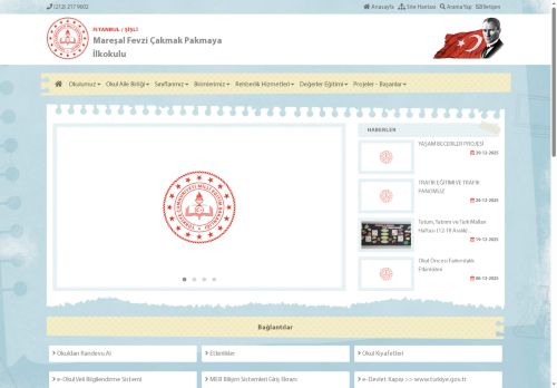 İSTANBUL / ŞİŞLİ - Mareşal Fevzi Çakmak Pakmaya İlkokulu