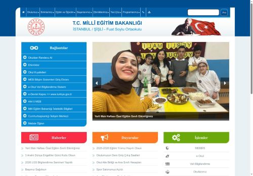 İSTANBUL / ŞİŞLİ - Fuat Soylu Ortaokulu