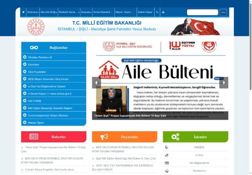 İSTANBUL / ŞİŞLİ - Mecidiye Şehit Fahrettin Yavuz İlkokulu