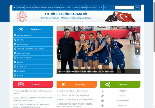 İSTANBUL / ŞİŞLİ - Mehmet Pisak Anadolu Lisesi