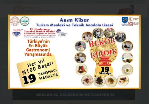 İSTANBUL / TUZLA - Asım Kibar Turizm Mesleki ve Teknik Anadolu Lisesi