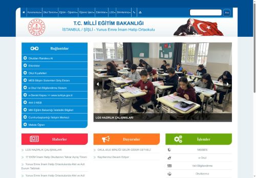 İSTANBUL / ŞİŞLİ - Yunus Emre İmam Hatip Ortaokulu