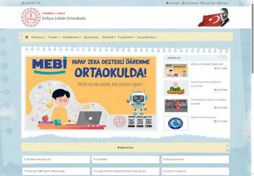 İSTANBUL / TUZLA - Evliya Çelebi Ortaokulu