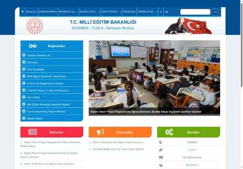 İSTANBUL / TUZLA - Barbaros İlkokulu