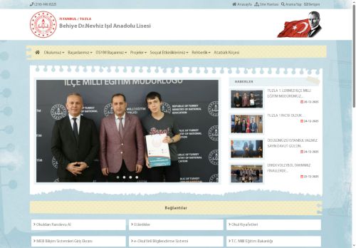 İSTANBUL / TUZLA - Behiye Dr.Nevhiz Işıl Anadolu Lisesi