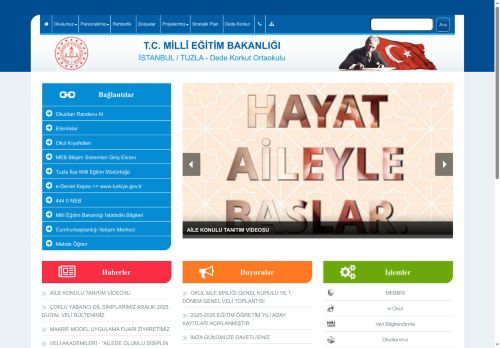 İSTANBUL / TUZLA - Dede Korkut Ortaokulu